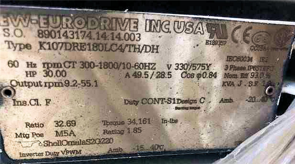 Unused Feeco 9' Dia. X 60' L Rotary Drum Dryer)